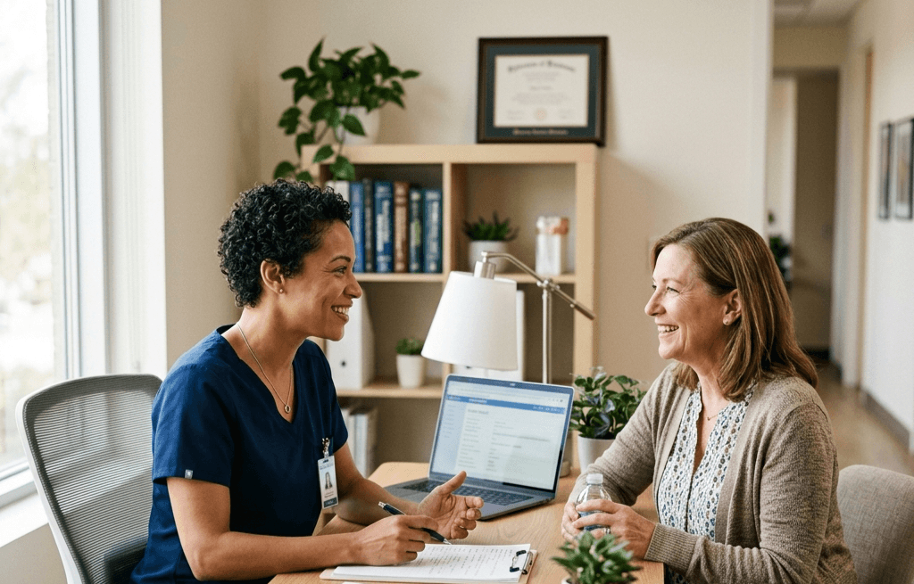 Patient-centered primary care visit